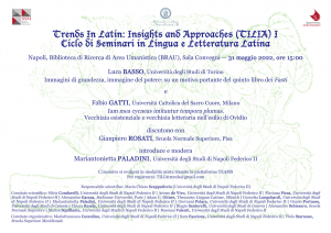 TILIA I – TRENDS IN LATIN: INSIGHTS AND APPROACHES (IV incontro)